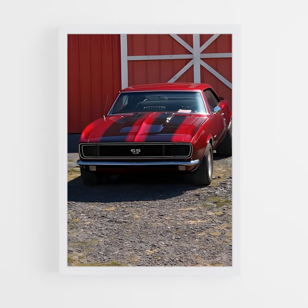 Poster Camaro Rétro – affiche Chevrolet (vue 3)